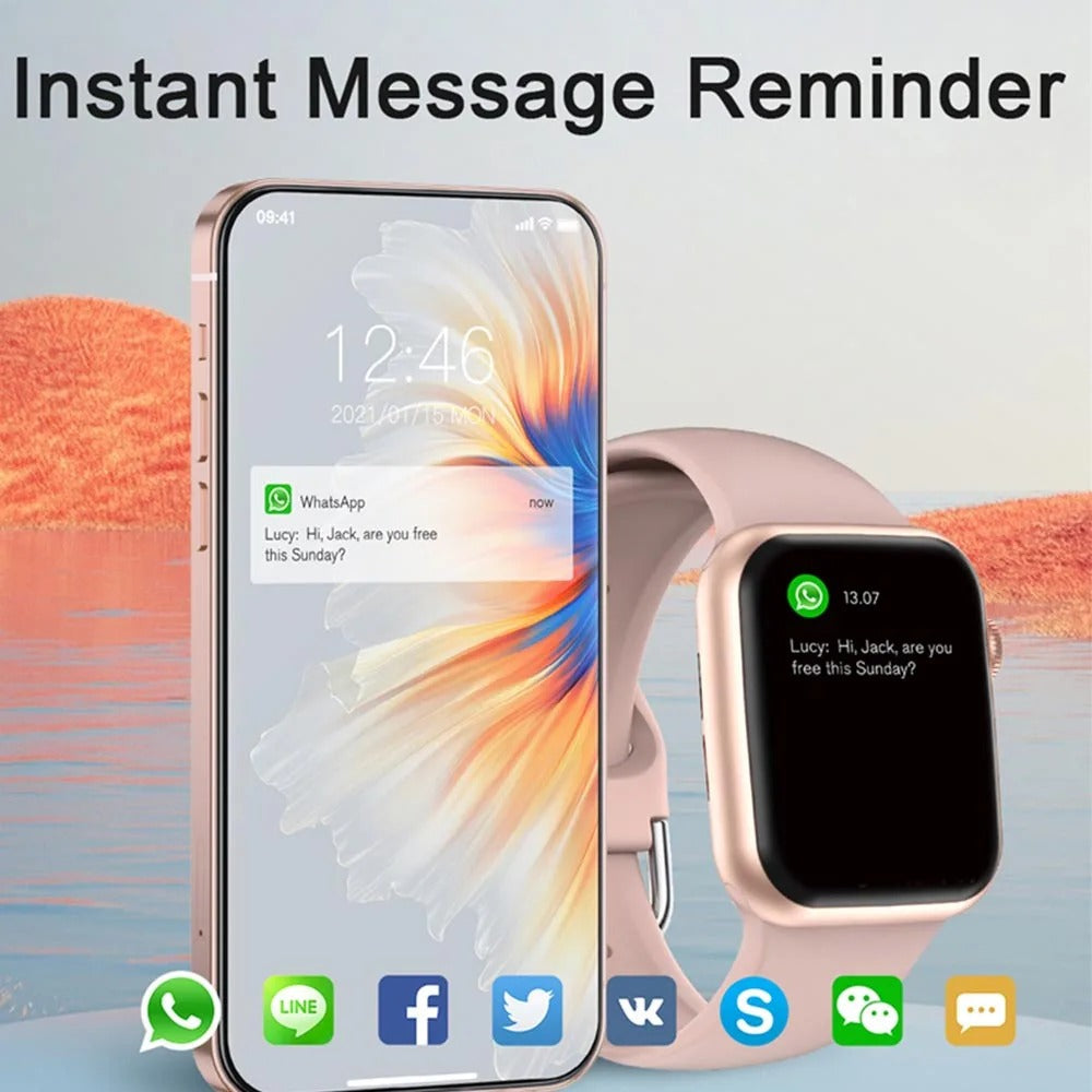 i8 Pro Max Smart Watch – Bluetooth Calling & Fitness Tracker