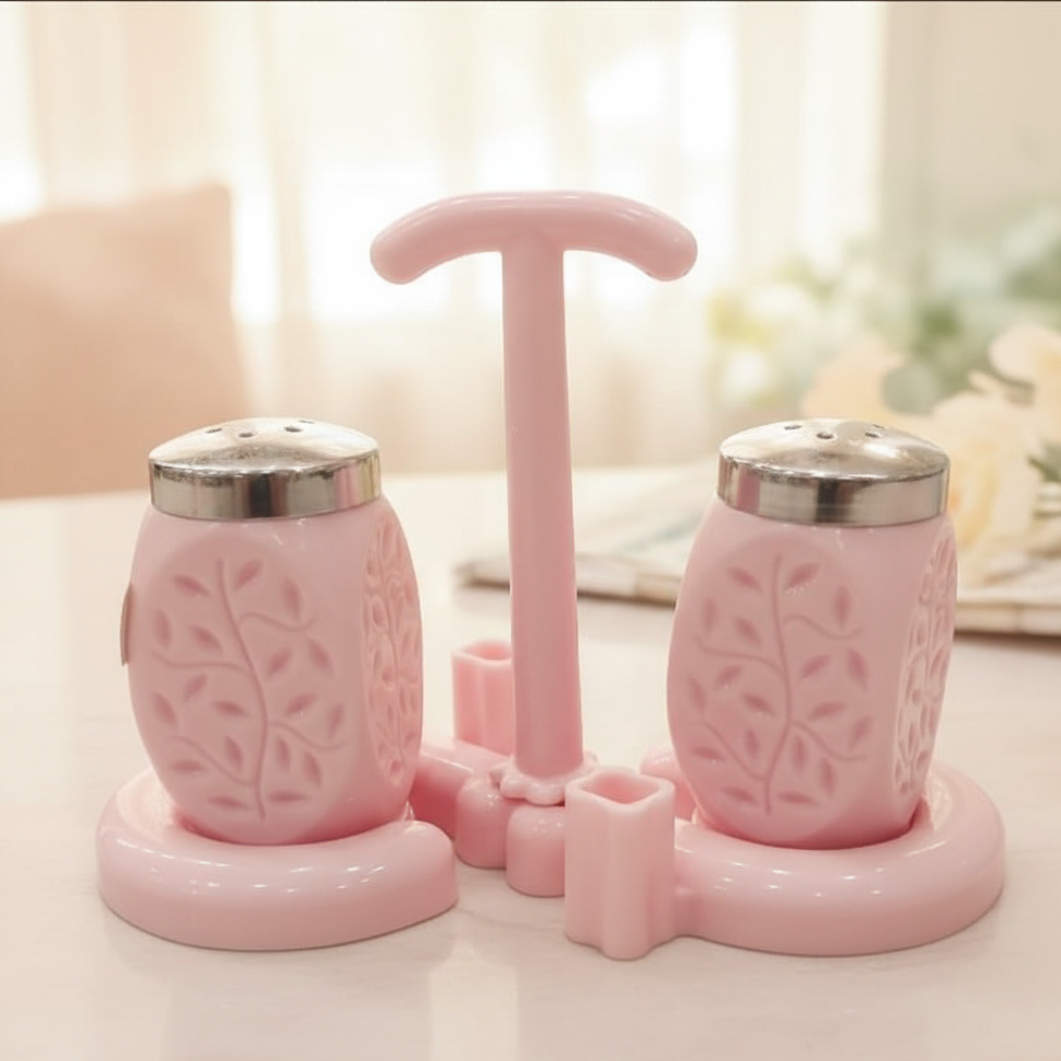Kitchen Salt & Sugar Pot Set – Aluminium Container